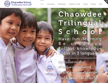 Tablet Screenshot of chaowdee.com